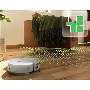 iRobot Roomba 205 DustCompactor Combo, märg- ja kuivpuhastus, valge - Robottolmuimeja