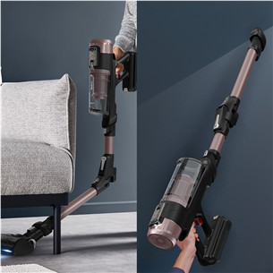 Tefal X-Force Flex 16.60, märg- ja kuivpuhastus, roosa/must - Juhtmevaba varstolmuimeja