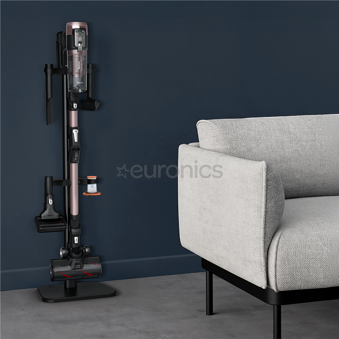 Tefal X-Force Flex 16.60, сухая и влажная уборка, розовый/черный - Беспроводной пылесос