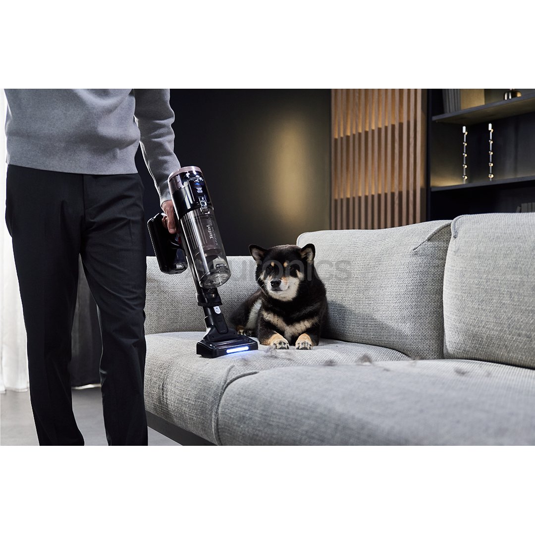 Tefal X-Force Flex 16.60, сухая и влажная уборка, розовый/черный - Беспроводной пылесос