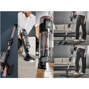 Tefal X-Force Flex 16.60, märg- ja kuivpuhastus, roosa/must - Juhtmevaba varstolmuimeja