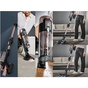 Tefal X-Force Flex 16.60, сухая и влажная уборка, розовый/черный - Беспроводной пылесос