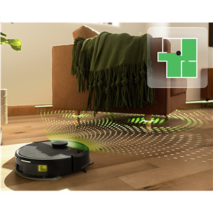 iRobot Roomba® 105 Combo, Wet & Dry, black - Robot vacuum cleaner