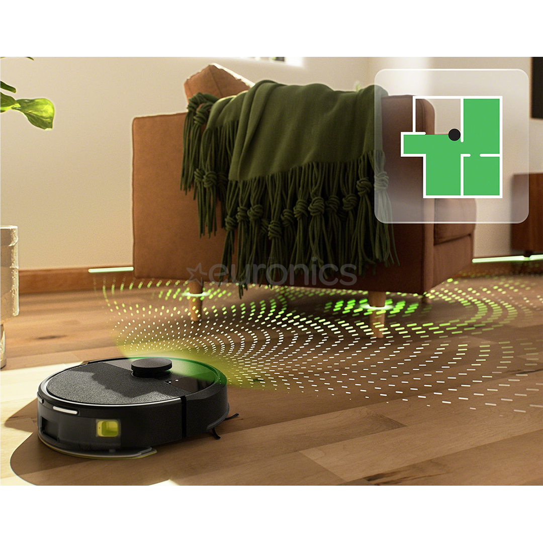 iRobot Roomba® 105 Combo, märg- ja kuivpuhastus, must - Robottolmuimeja