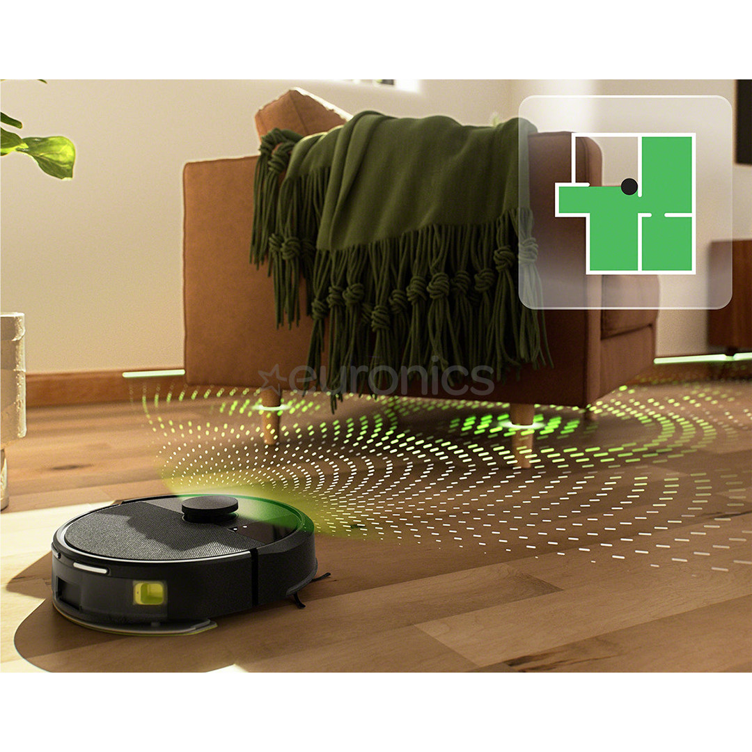 iRobot Roomba® 105 Combo+, сухая и влажная уборка, черный - Робот-пылесос