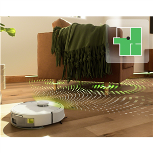 iRobot Roomba® 105 Combo+, märg- ja kuivpuhastus, valge - Robottolmuimeja