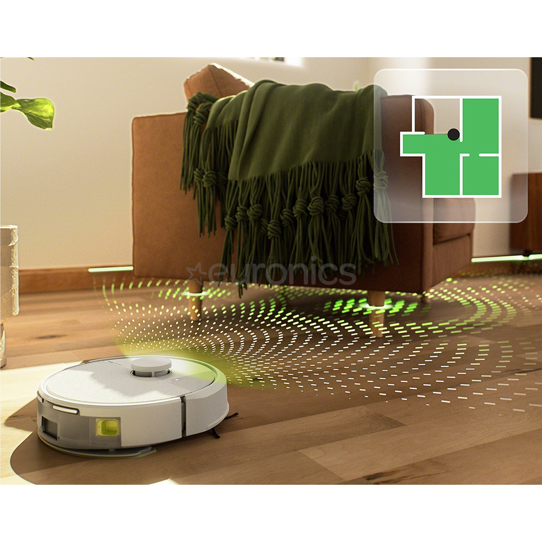 iRobot Roomba® 105 Combo+, märg- ja kuivpuhastus, valge - Robottolmuimeja