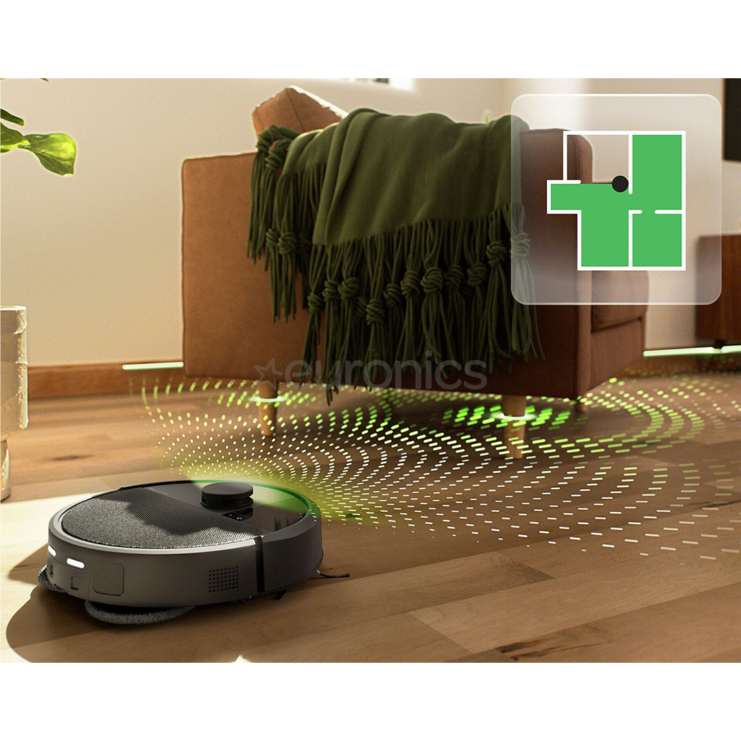 iRobot Roomba® Plus 405 Combo, сухая и влажная уборка, черный - Робот-пылесос