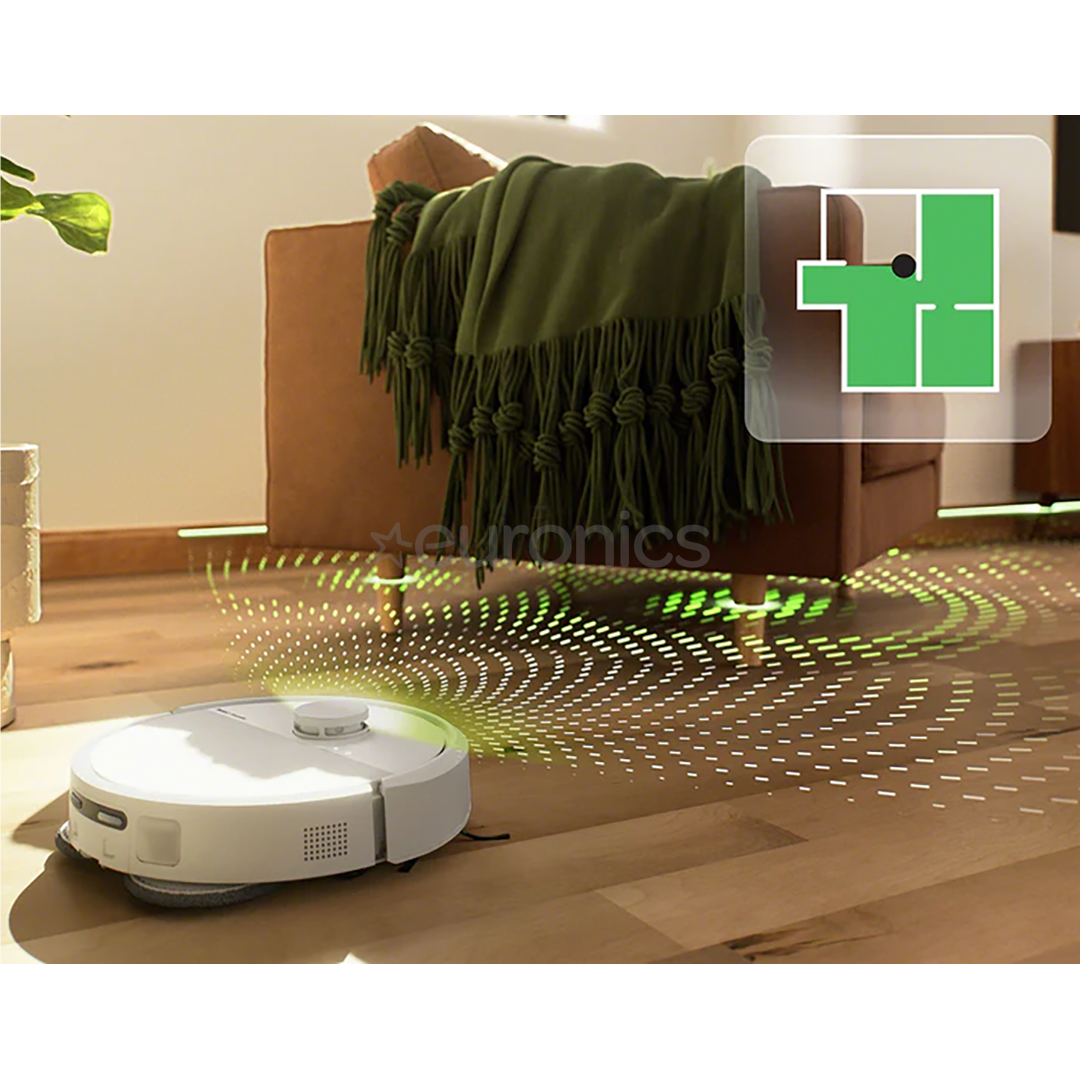 iRobot Roomba® Plus 405 Combo, märg- ja kuivpuhastus, valge - Robottolmuimeja