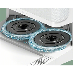 iRobot Roomba® Plus 405 Combo, märg- ja kuivpuhastus, valge - Robottolmuimeja