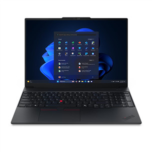 Lenovo ThinkPad E16 Gen 3, 16'', WUXGA, Ultra 5, 16 GB, 512 GB, W11P, ENG, must - Sülearvuti 21SR006JMH