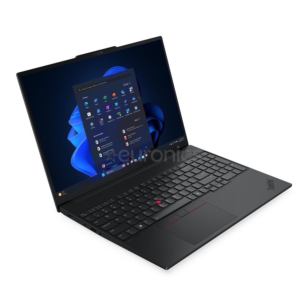 Lenovo ThinkPad E16 Gen 3, 16'', WUXGA, Ultra 5, 16 ГБ, 512 ГБ, W11P, ENG, черный - Ноутбук