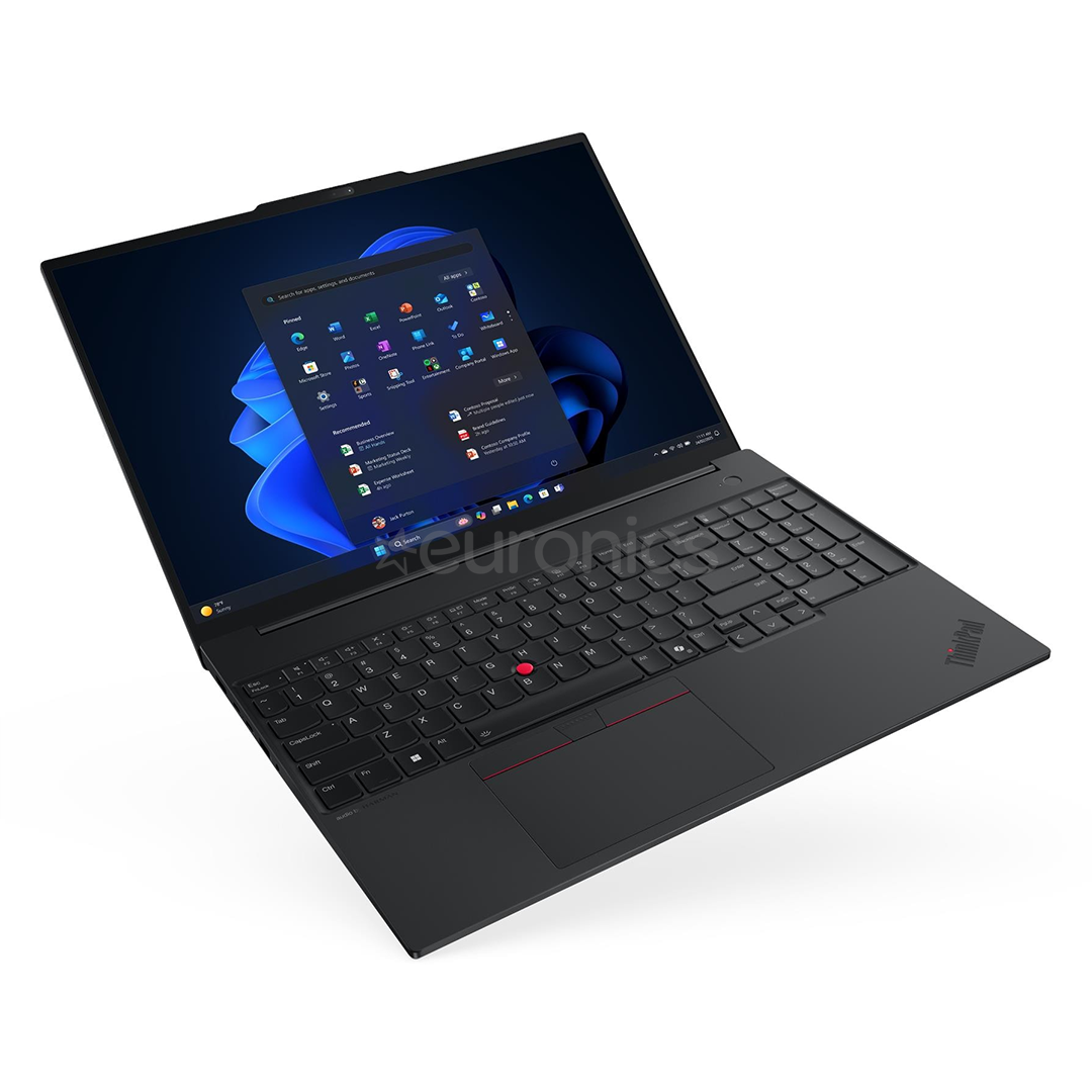 Lenovo ThinkPad E16 Gen 3, 16'', WUXGA, Ultra 5, 16 ГБ, 512 ГБ, W11P, ENG, черный - Ноутбук