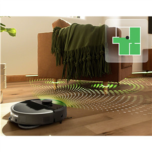 iRobot Roomba® Plus 505 Combo, сухая и влажная уборка, черный - Робот-пылесос