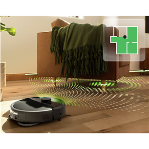 iRobot Roomba® Plus 505 Combo, сухая и влажная уборка, черный - Робот-пылесос