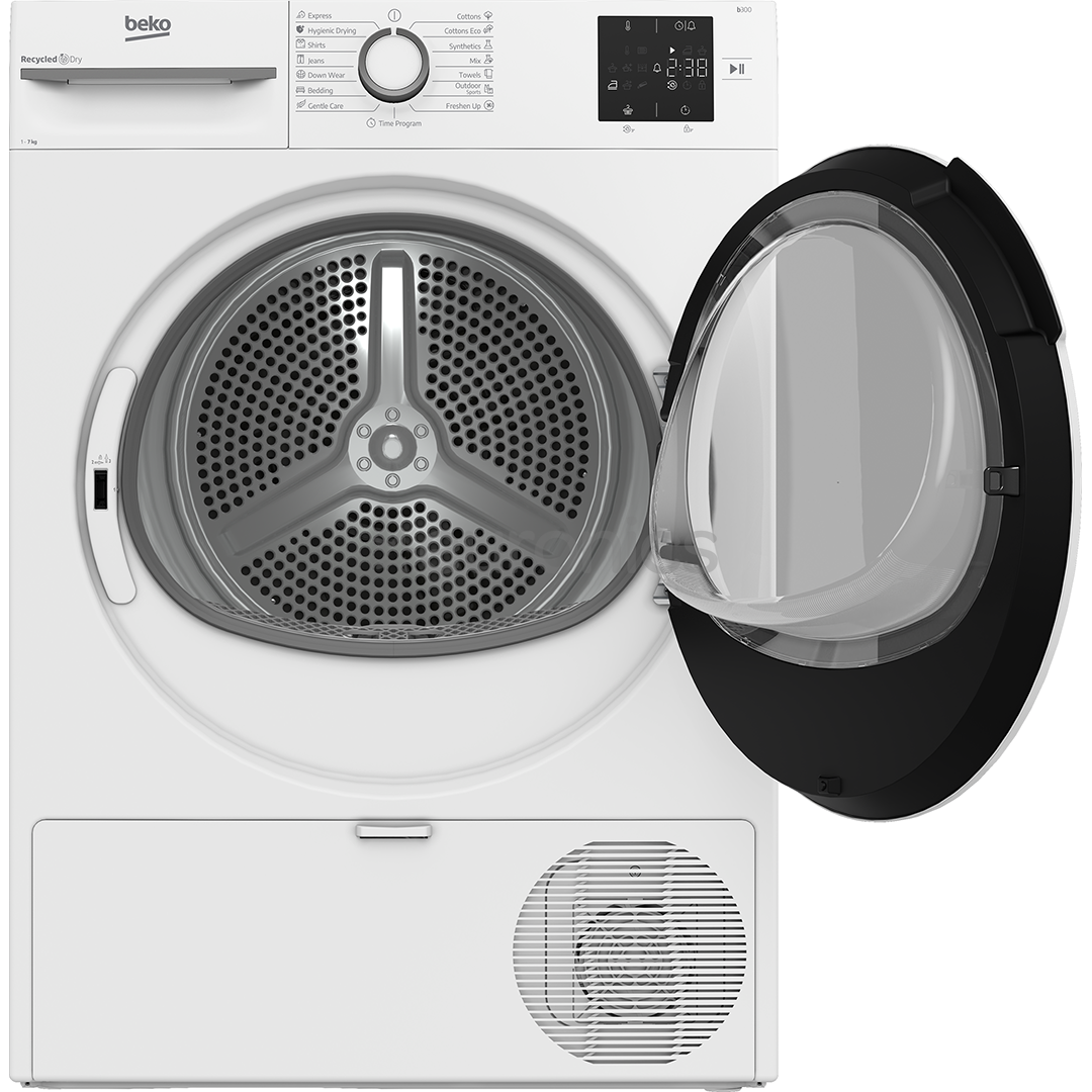 Beko, heat pump, 7 kg, depth 54.5 cm - Clothes dryer
