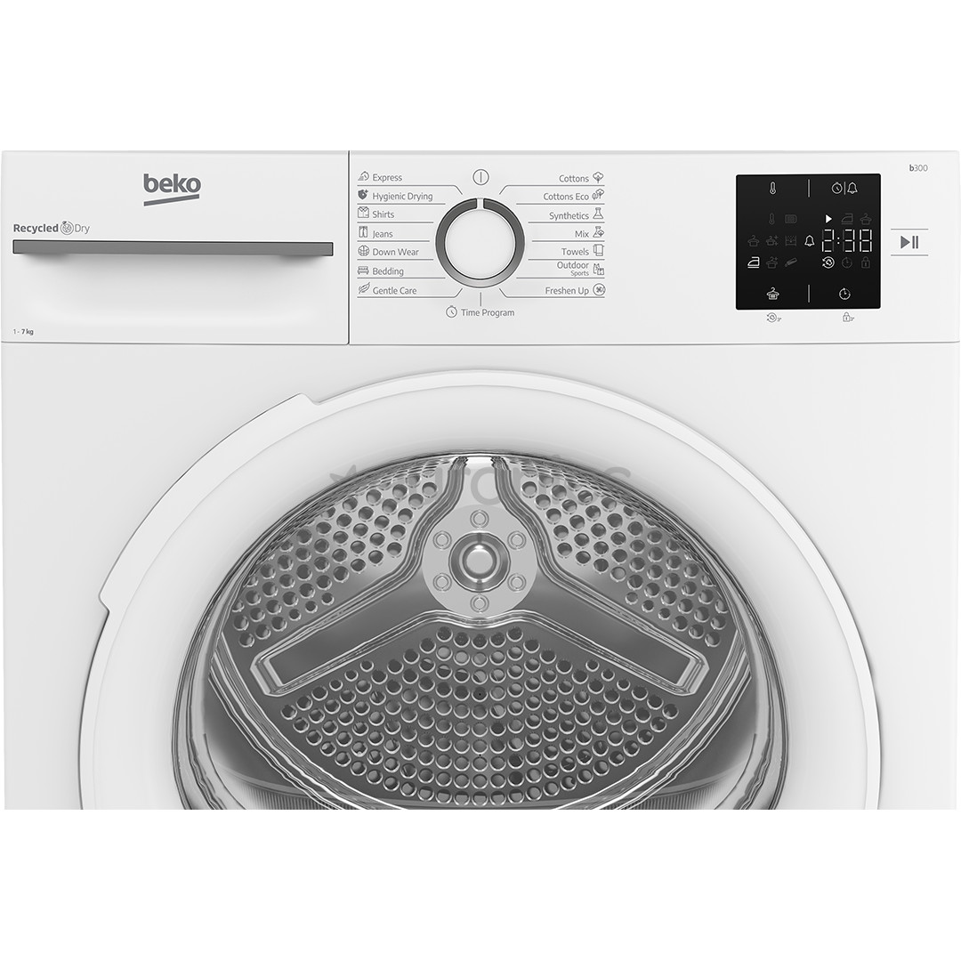 Beko, heat pump, 7 kg, depth 54.5 cm - Clothes dryer