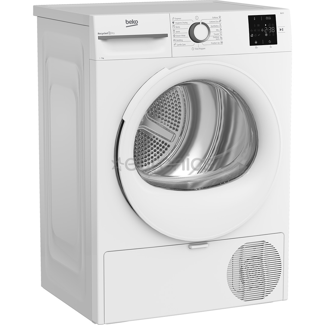 Beko, heat pump, 7 kg, depth 54.5 cm - Clothes dryer