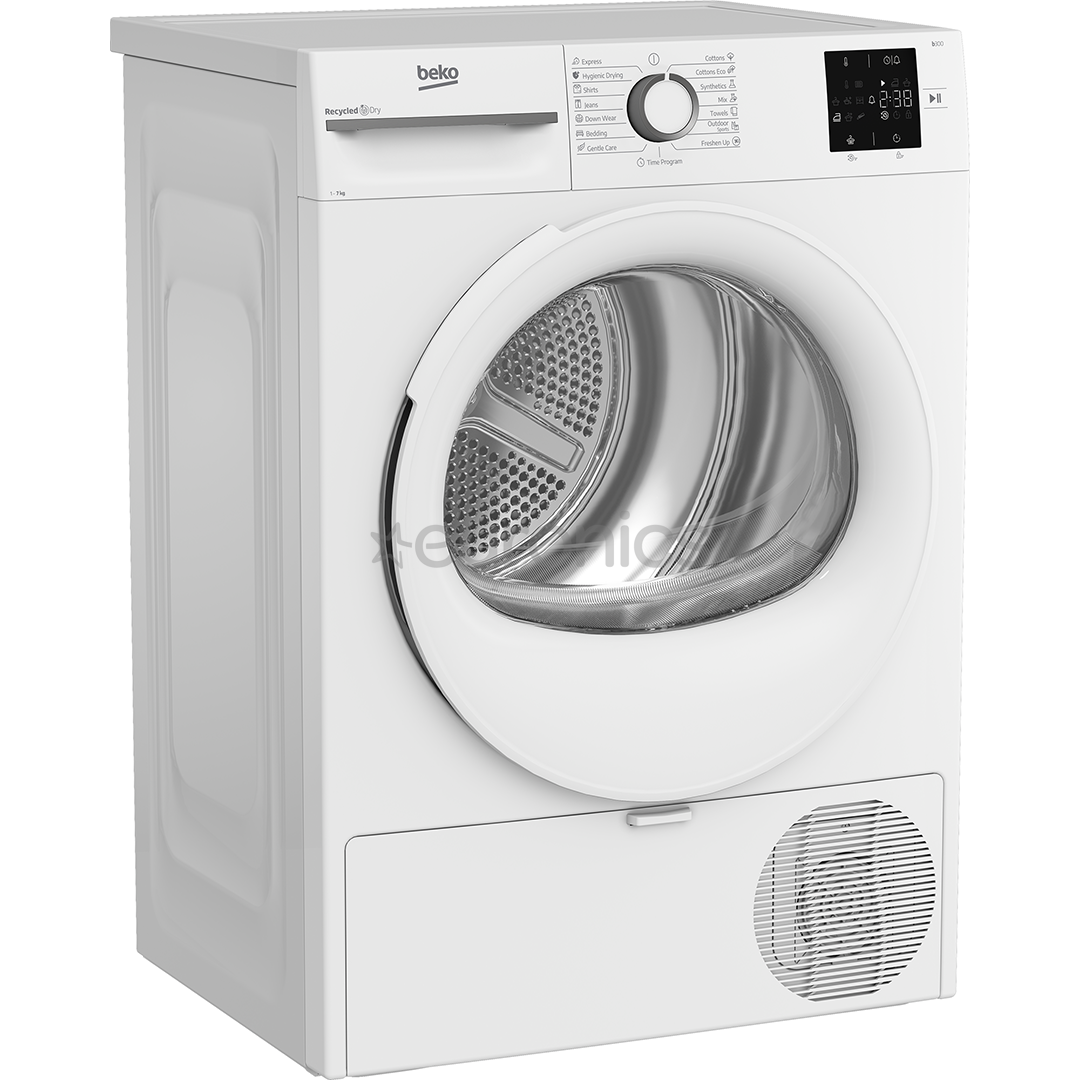 Beko, heat pump, 7 kg, depth 54.5 cm - Clothes dryer