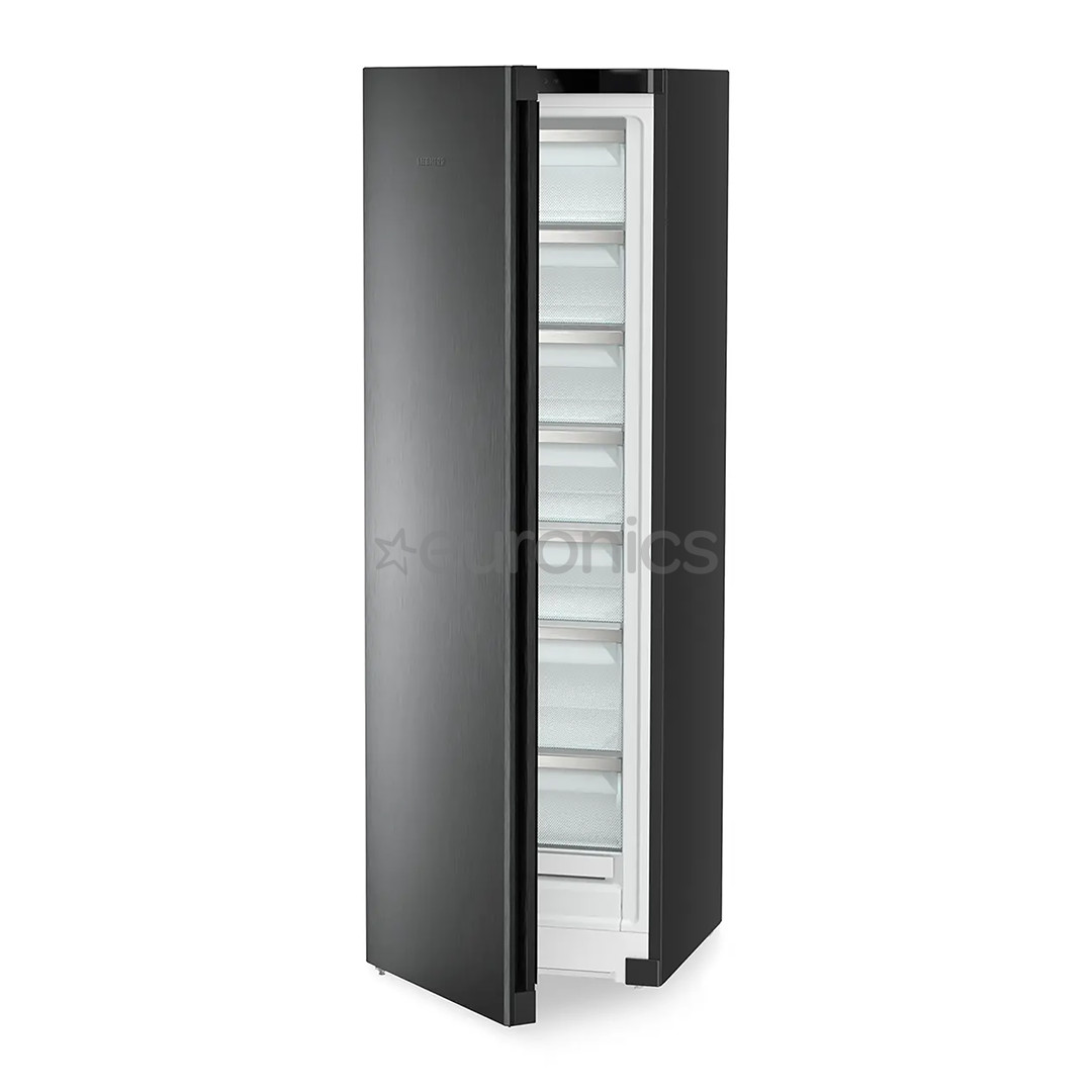 Liebherr plus NoFrost, 278 L, height 186 cm, black steel - Freezer