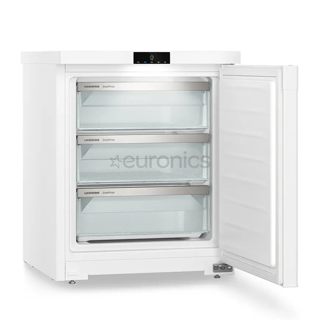 Liebherr pure, SmartFrost, 76 L, height 68 cm, white - Freezer