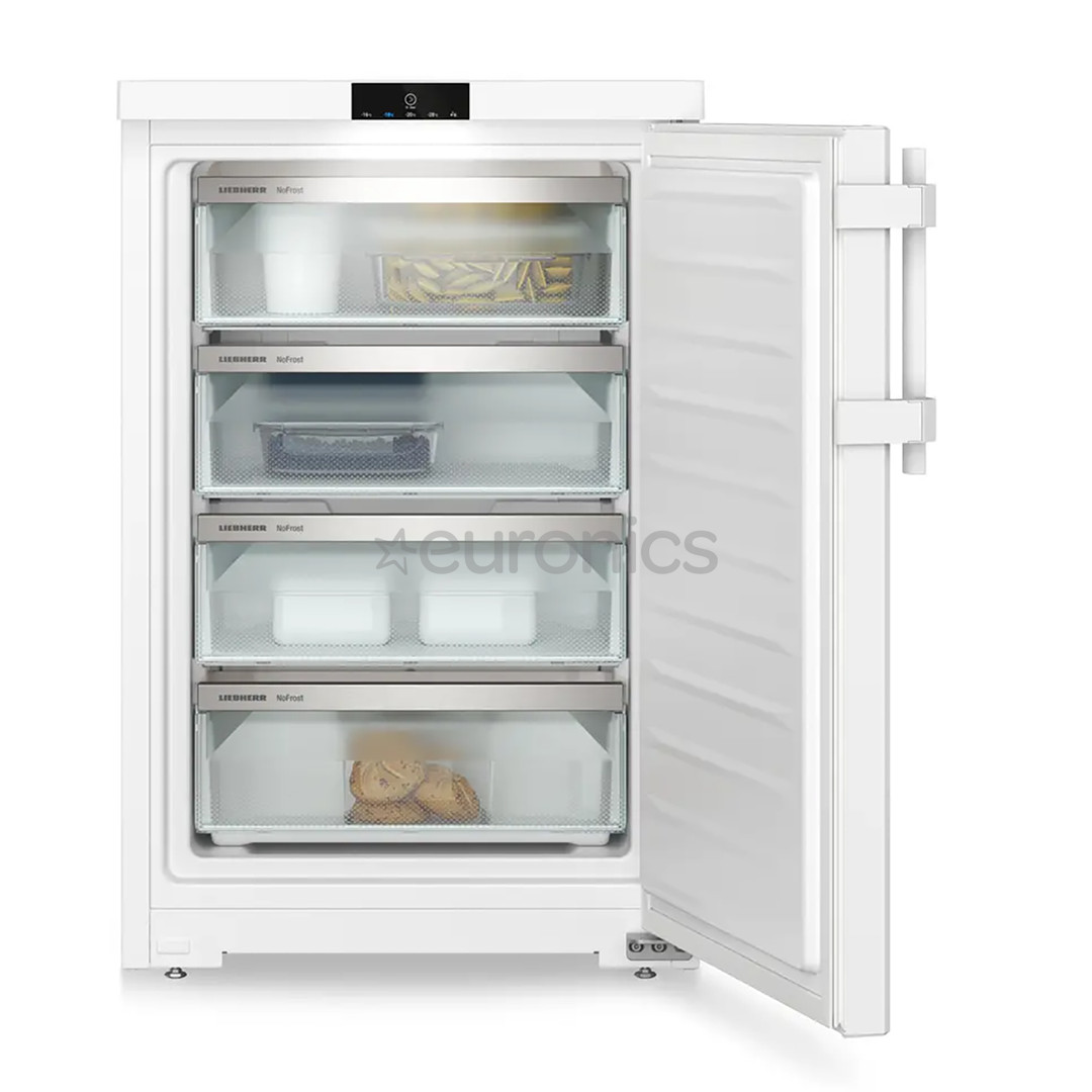 Liebherr pure NoFrost, 93 L, height 85 cm, white - Freezer