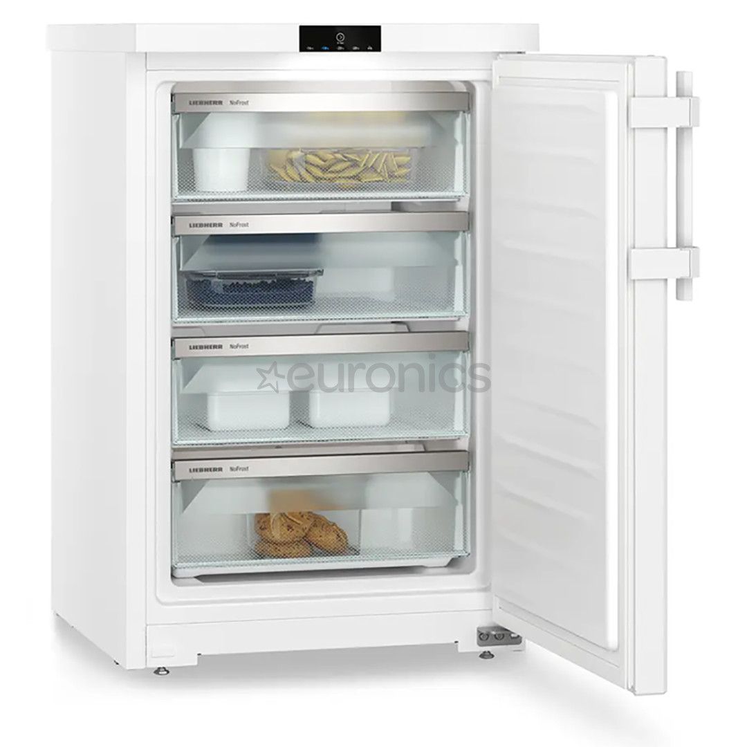Liebherr pure NoFrost, 93 L, height 85 cm, white - Freezer