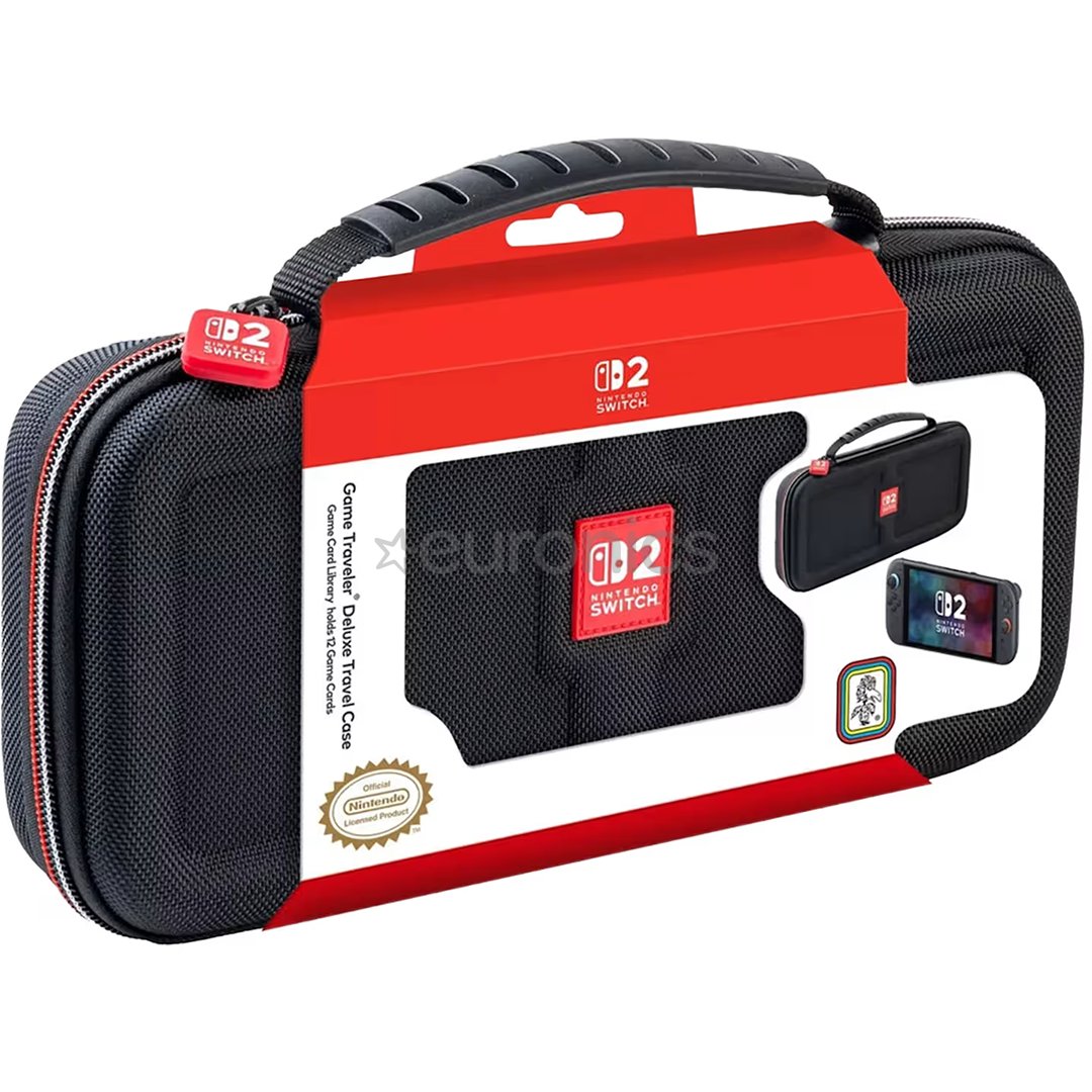 RDS Industries Deluxe Travel Case, Nintendo Switch/Switch 2, black - Travel case