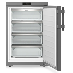 Liebherr pure, SmartFrost, 107 L, height 85 cm, dark grey - Freezer
