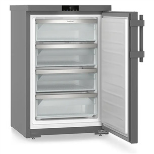 Liebherr pure, SmartFrost, 107 L, height 85 cm, dark grey - Freezer