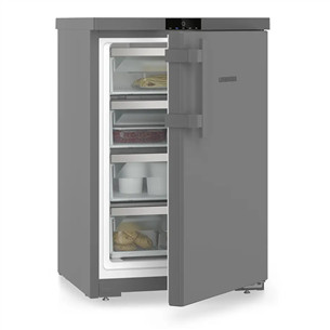 Liebherr pure, SmartFrost, 107 L, height 85 cm, dark grey - Freezer