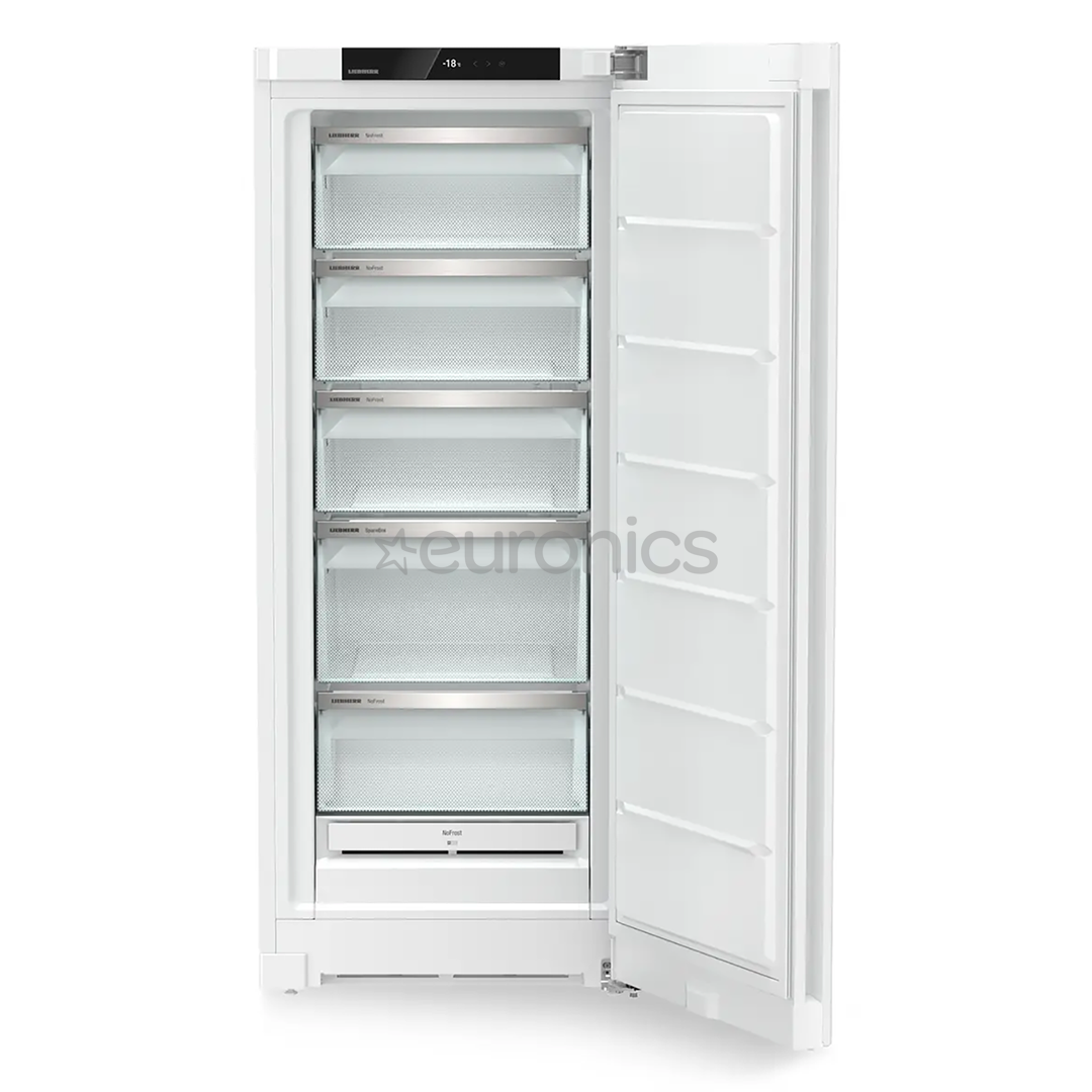 Liebherr pure NoFrost, 200 L, height 146 cm, white - Freezer