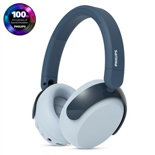 Philips TAK5500, active noise-cancelling, sinine - Juhtmevabad laste kõrvaklapid TAK5500RT/00
