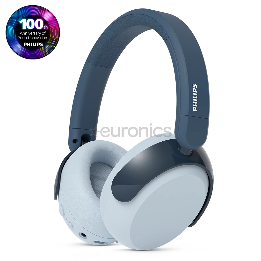 Philips TAK5500, active noise-cancelling, sinine - Juhtmevabad laste kõrvaklapid