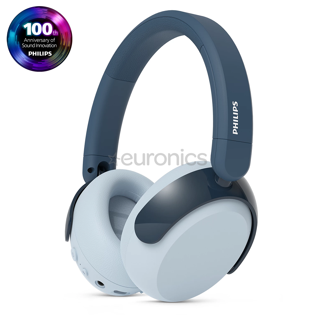 Philips TAK5500, active noise-cancelling, sinine - Juhtmevabad laste kõrvaklapid