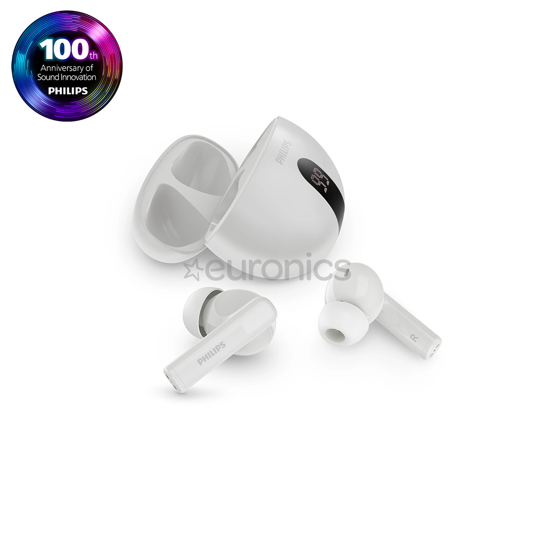 Philips TAT2520, white - True wireless headphones