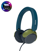Philips TAK2000, crystal teal - Kids' headphones