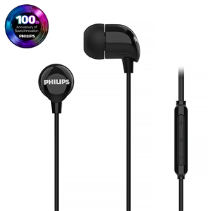 Philips TAE2146, USB-C, must - Kõrvaklapid TAE2146BK/00