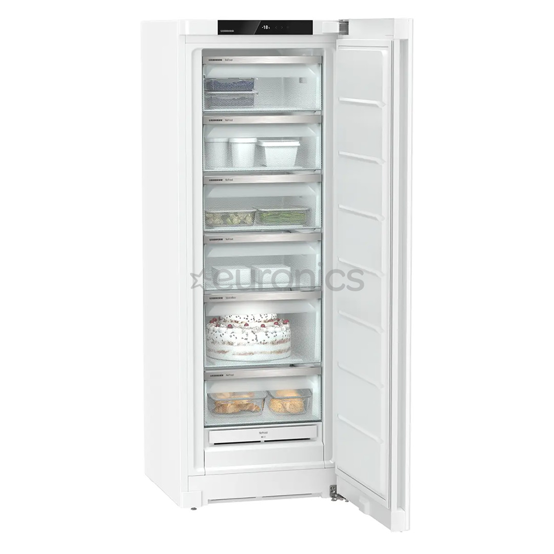 Liebherr pure NoFrost, 239 L, height 166 cm, white - Freezer