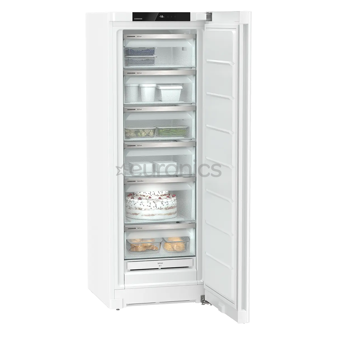 Liebherr pure NoFrost, 239 L, height 166 cm, white - Freezer