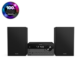 Philips TAM4505M2 Micro Music System, 2.0, must - Muusikakeskus