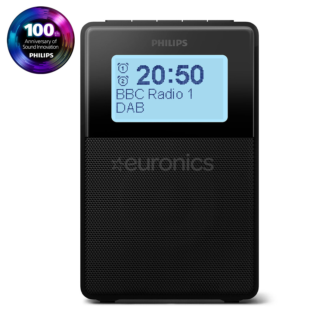 Philips TAR5100, DAB+, black - Clock radio