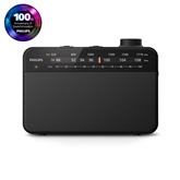 Philips TAR2509, must - Kaasaskantav raadio