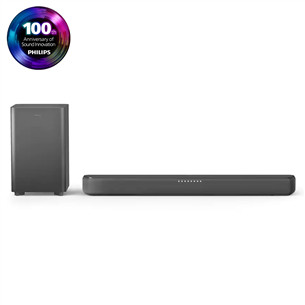 Philips TAB5309, 2.1, black - Soundbar