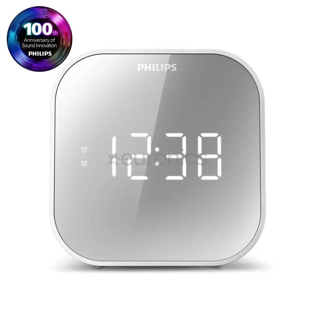 Philips TAR4406/12, FM, USB, valge - Kellraadio
