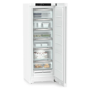 Liebherr plus NoFrost, 239 L, height 166 cm, white - Freezer