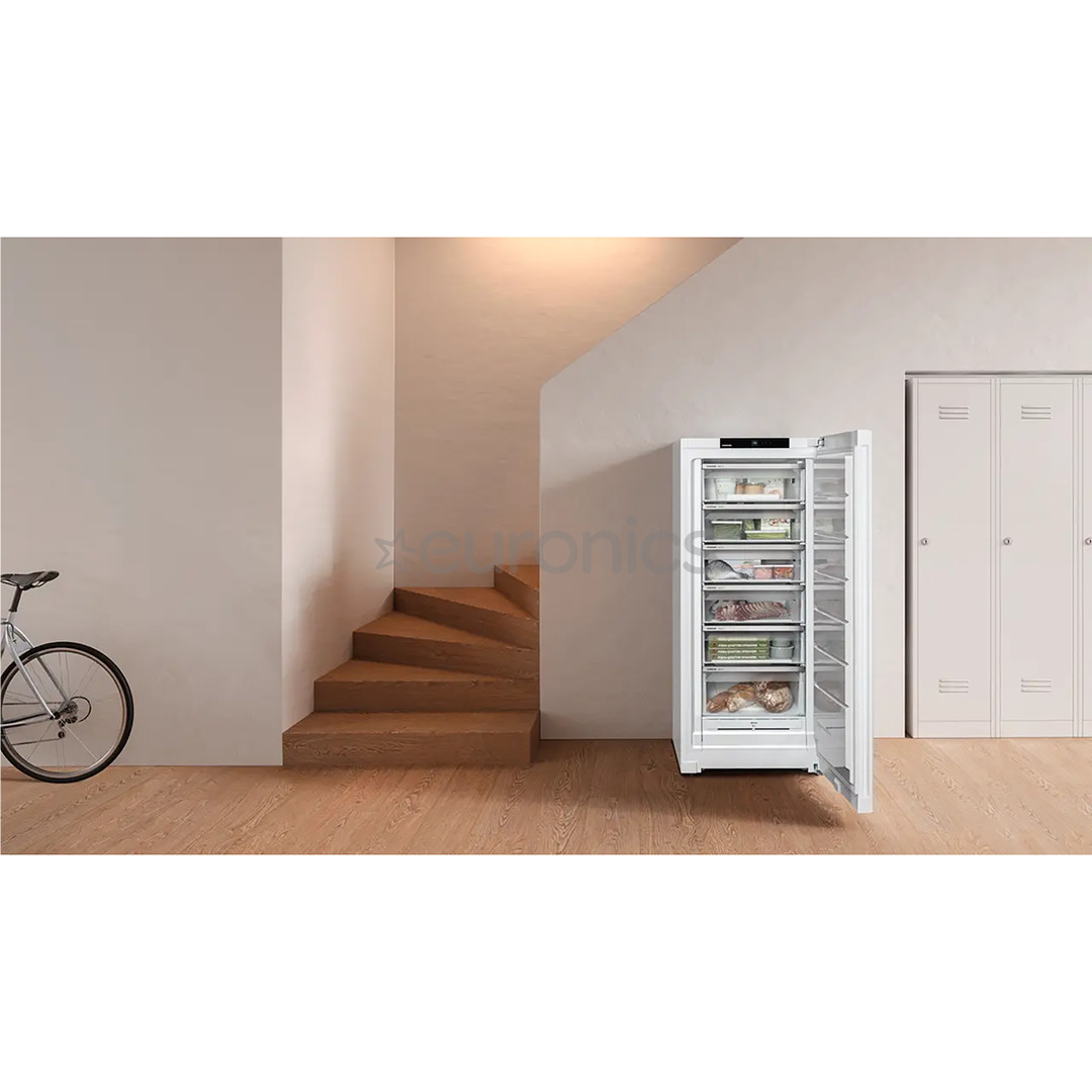 Liebherr plus NoFrost, 312 L, height 166 cm, white - Freezer