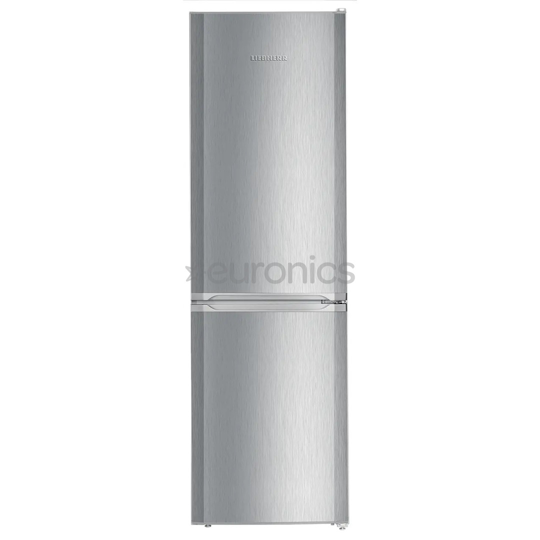 Liebherr, SmartFrost, 296 L, height 182 cm, silver - Refrigerator