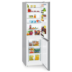 Liebherr, SmartFrost, 296 L, height 182 cm, silver - Refrigerator