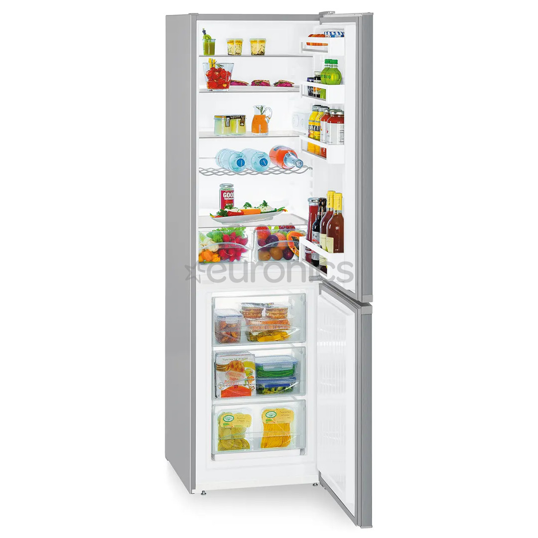 Liebherr, SmartFrost, 296 L, height 182 cm, silver - Refrigerator